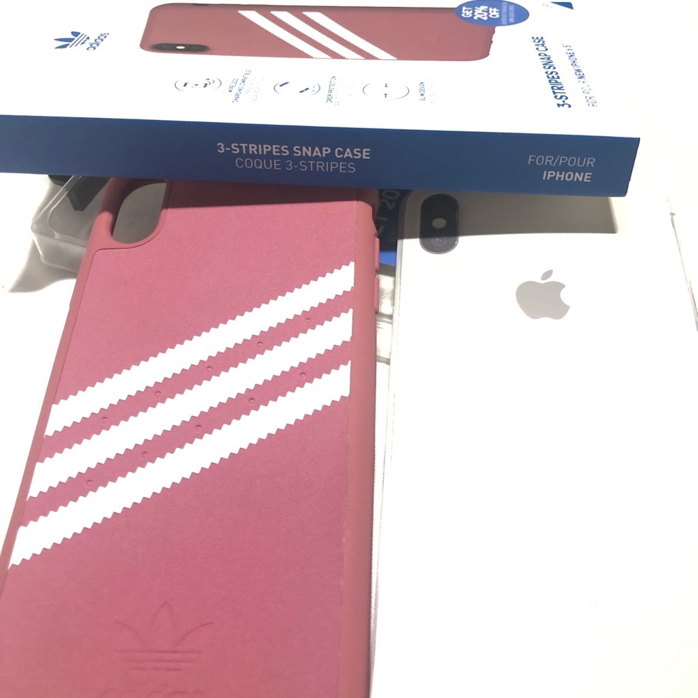 🛑CLEARANCE‼️ 🆕 Adidas iPhone case 6.5” magenta and white - Picture 8 of 12